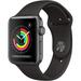 Apple Watch Series 3 38MM Space Gray - Aluminum Case - Black Sport Band Used Good Condition