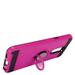 GSA Brushed Hybrid w/Ring Stand For LG K40 LM-X420 LG Solo LTE Hot Pink/Black