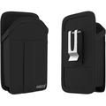 AGOZ Holster for Microsoft Surface Duo Surface Duo 2 Mobile Computer Tablet Rugged Case Pouch Cover with Strong Metal Clip Belt Loops Credit Card Slot