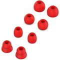 Adhiper Replacement Silicone Ear Tips Earbuds Buds Set Compatible with Beats by dr dre Powerbeats Pro (Red)