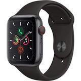 Used Apple Watch Series 5 40MM Space Gray - Aluminum Case - GPS + Cellular - Black Sport Band