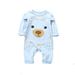 Dadaria Baby Boys Girls Clothes Newborn 0-12M Newborn Infant Cartoon Bear Romper Jumpsuit Clothes Light blue 70 Toddler