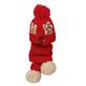 Shuttle tree Baby Christmas Hat Scarf Set Antler Sequin Decorative Knitted Hat Plush Ball Scarfs