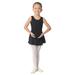 Danshuz Little Girls Black Sleeveless Georgette Skirt Classic Dance Dress 2-4