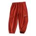 Odeerbi Baby Pants Boys 2024 Casual Trousers Cargo Spring Fashion Elastic Cuffs