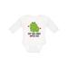 Inktastic My Big Bro Loves Me Little Brother Frog Boys Long Sleeve Baby Bodysuit