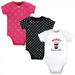 Hudson Baby Infant Girl Cotton Bodysuits Mommy Latte 0-3 Months