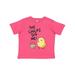 Inktastic The Chicks Dig Me Easter Baby Chick with Basket and Eggs Boys or Girls Toddler T-Shirt