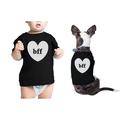 Bff Hearts Pet Baby Black Tshirts Funny Matching Shirts Gifts