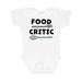 Inktastic Food Critic with Fork and Spoon Boys or Girls Baby Bodysuit