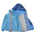 URMAGIC 3-13Y Child Boys Fleece Jacket Windbreaker 2-in-1 Fashion Outdoor Jakcet