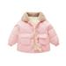 TAIAOJING Coat For Toddler Baby Boys Girls Winer Jacket Warm Winter Kids Outerwear Hoodies Coat 3-4 Years