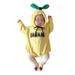 Infant Baby Boy Girl Banana Shape Hoodie Jumpsuit Long Sleeve Romper Cosplay Costumes