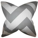 Latitude Run® Abdallah Zigzag Bedding Sham 100% Cotton in Gray/White | 36 H x 20 W x 5 D in | Wayfair 6A65901A4EE54284840A3166CA53413C