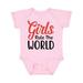 Inktastic Girls Rule the World Boys or Girls Baby Bodysuit