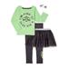 Star Wars The Child Baby & Toddler Girl Long Sleeve Top Tutu Leggings and Hair Accessory 4 Piece Outfit Set Sizes 12M-5T