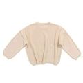 Styles I Love Unisex Baby Toddler Boys Girls Knitted Crewneck Long Sleeve Solid Pullover Sweater Autumn Winter Cozy Top (Ivory 9 Months)