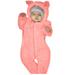 dmqupv 24 Month Boy Clothes Girl Baby Coat Bear Ears Boy Romper Hooded Jumpsuit Jumpsuits for Baby Boy Pink 0-3 Months