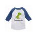 Awkward Styles Tyrannosaurus Rex Dinosaur Toddler Raglan Dinosaur Jersey Shirt Kids Dinosaur Birthday Party Cute Dinosaur Shirt for Girls Tyrannosaurus Rex Shirt for Boys Dinosaur Gifts for Kids