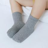 Baby Boy Combed Cotton Socks Stibadium Toddler Ankle Sock Non-Skid for Newborn Infant Childrens