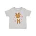 Inktastic Cute Christmas Reindeer with Snowflakes Boys or Girls Toddler T-Shirt