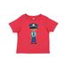 Inktastic African American Boy Policeman Police Officer Boys Toddler T-Shirt