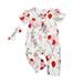 TAIAOJING Baby Romper Rabbit Easter Jumpsuit+Headband Cartoon Printed Sets Girls Romper&Jumpsuit One Piece Outfits 9-12 Months
