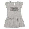 Inktastic I Love CA Mirror Words Girls Toddler Dress