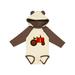 Inktastic Red Tractor 1st Birthday Boys Long Sleeve Baby Bodysuit