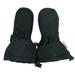 Jan & Jul Waterproof Stay-on Winter Snow and Ski Mittens Fleece-Lined for Baby Toddler Kids Chidren Unisex (XS: 0-2Y Black)