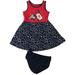 Infant Girls Disney Minnie Mouse Red Blue Stars Patriotic Tank Top Dress 18M