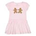 Inktastic Twin Gingerbread Boy and Girl Co Girls Toddler Dress