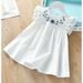 Hunpta Girls Summer Baby Casual Short Embroidered Children Dress Princess Soft Sleeve Girls Dress&Skirt