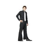 RG Costumes 85174-BK-XL 70s Bell Bottom Pants - Whilte Sol