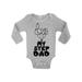 Awkward Styles I Love my Step Father Baby Bodysuit Long Sleeve Cute Baby One Piece I Love my Daddy Baby Bodysuit Best Father Ever Bodysuit Long Sleeve Cute Gifts for Step Parents Babies Clothing