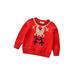 Canis Christmas Sweater for Toddler Baby Boys Girls Reindeer Crewneck Knit Pullover Sweater Shirts Xmas Sweatshirts