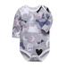 HAWEE Unisex Baby Cotton Long-sleeve Bodysuits Baby Boys Girls One Pieces Size 9-24 Month