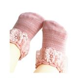 Dewadbow Infant Baby Girl Kid Sock Frilly Lace Socks Ankle Princess Socks