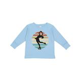 Inktastic Ice Skating Ice Dancing Girls Long Sleeve Toddler T-Shirt