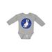 Inktastic Bull Terrier Dog Lover Gift Boys or Girls Long Sleeve Baby Bodysuit