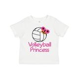 Inktastic Volleyball Butterfly Princess Girls Toddler T-Shirt