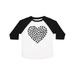 Inktastic Heart Made Of Paws Dog Paws Puppy Paws - Black Boys or Girls Toddler T-Shirt