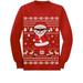 Tstars Boys Unisex Ugly Christmas Sweater Santa Floss Kids Christmas Gift Funny Humor Holiday Shirts Xmas Party Christmas Gifts for Boy Toddler Kids Long Sleeve T Shirt Ugly Xmas Sweater