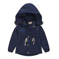 Dezsed 2022 Fall Boys Coat Solid Detachable Hat Fashion Style Hooded Sweatshirt For Kids 3-10 Years Children Windbreaker Jacket Birthday Gift On Clearance