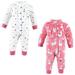 Hudson Baby Infant Girl Plush Jumpsuits Llama 3-6 Months