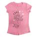 Disney Princess Toddler Girls Pink Ariel Little Mermaid Valentines Shirt 2T