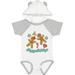 Inktastic Happy Holidays with gingerbread cookies Boys or Girls Baby Bodysuit