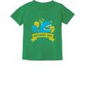 Tstars Dinosaur-Themed Birthday T-Shirt for Boys - Raptor T-Rex Graphic Tee - Perfect Gift for Dinosaur Lovers - Toddler and Infant Birthday Party Shirt - B-Day Celebration Apparel - 18M Green