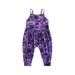 Toddler Baby Girl Halloween Jumpsuit Outfits Kids Pumpkin Skull Ghost Sleeveless Strap Romper Long Pants Clothes