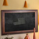 Rayne Mirrors Timber Estate Wall Mounted Chalkboard Wood in Black/Brown | 24 H x 90 W x 0.75 D in | Wayfair B52/18.5-84.5